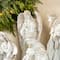 Glitzhome® 10-Piece Ivory & Gold Resin Nativity Figurine Set